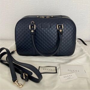 Gucci Black Leather Women's Bag